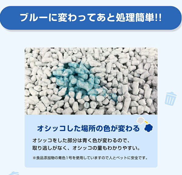 【最安値に挑戦！1L当たり82.5円！】サンメイト クリーンホームサンド ブルー 14L×4袋 猫砂 紙砂 ブルーに変わる 猫 ねこ cat 流せる トイレ 固まる 猫用 猫 ネコ ねこ 処理簡単 お掃除 簡単 消臭 抗菌 紙製 清潔 ネコ砂 ねこ砂