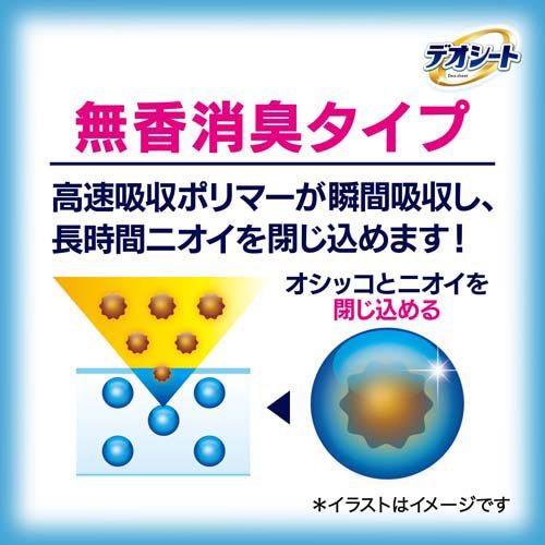 ケース販売 デオシート しっかり超吸収 無香消臭タイプ ワイド( 54枚入×4袋セット)【デオシート】
